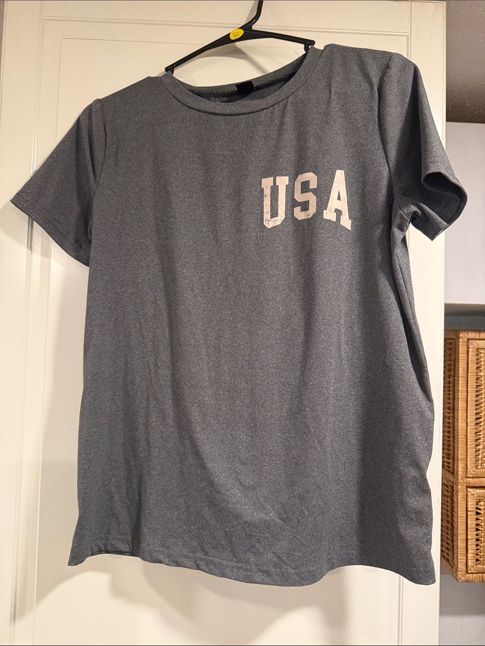 Shein USA Graphic Tee - Gray size small 8:6